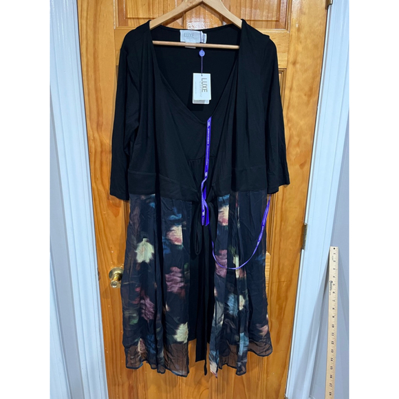 New with Tag Luxe by Seraphine Petunia Maternity Nursing Floral Wrap Dress Us 10 - Picture 1 of 6